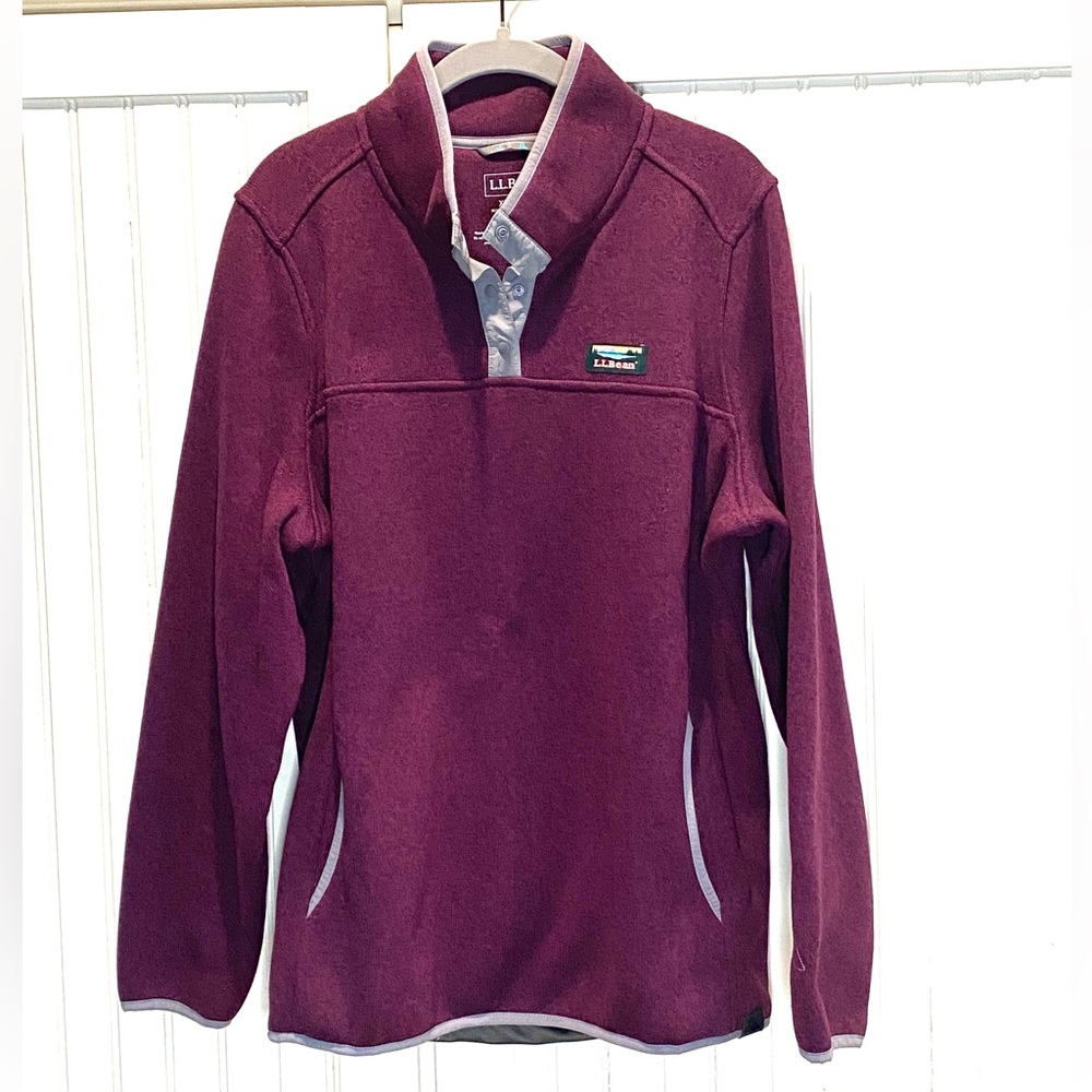 L.L. Bean Fleece Pullover Jacket - Women’s XL
